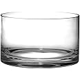 Barski - European Quality Glass - Handmade - Thick Straight Sided Salad Bowl - 10" Diameter - Made in Europe