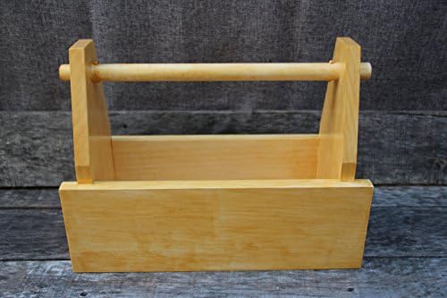 Handcrafted Pine Wood Utility Tote. House some of your special items in this sweet tote....