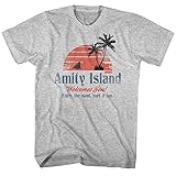 Jaws Amity Island Welcomes You Adult T-Shirt Tee