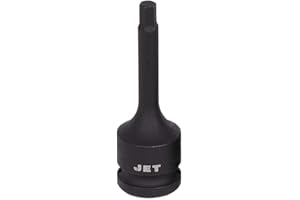 JET 687263-1/2-Inch Drive, 8mm, Hex Bit, 3' Length, Metric Impact Socket