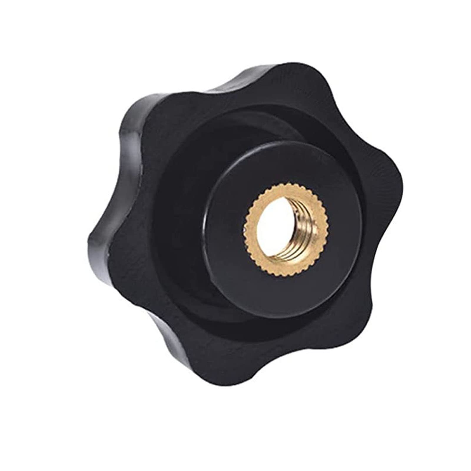 TA-VIGOR Threaded Clamping Knobs M8, Star Head Female Knob Screws Clamping Nuts 38mm Dia Head Knob Grip Handle for Machine Tools Latche, D38-M8 1pc — image 1