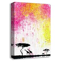 signwin-Canvas Wall Art-Romantic Rainy Day-Canvas Prints Home Artwork Decoration for Living Room,Bedroom - 12x18 inches