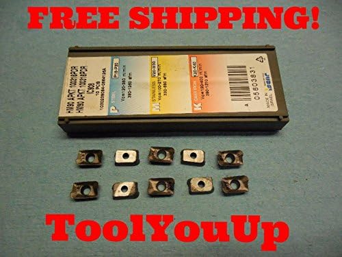 10 PCS NEW ISCAR HM90 APKT 10 03 16-PDR IC908 05603831 TOOLS INSERTS CNC MILL