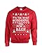 Jacted Up Tees It's the Most Wonderful Time for Beer Ugly Sweater Christmas Unisex Crew Sweatshirt SHIPS FROM OHIO USA