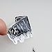 Stickers [100 pcs], Breezypals Clear Vinyl Laptop Stickers for Car Motorcycle Bicycle Luggage Graffiti Patches Skateboard Wall Deacls