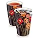Tea Forte Kati Cup Poppy Fields, Ceramic Tea Infuser Cup with Infuser Basket and Lid for Steeping Loose Leaf Tea