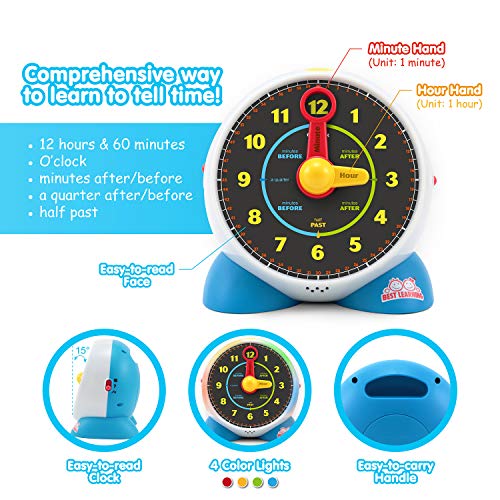 BEST LEARNING Learning Clock Educational Talking Learn to Tell Time