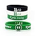 StarLight Silicone Wristband Bracelet - 5PCS Assorted Color - One of The Five is Adjustable (Irving 11)