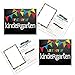 Kindergarten First & Last Day of School Photo Prop Sign - Primary Pennant Flags Chalkboard Design