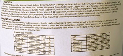 Small Pet Select Guinea Pig Food Pellets, 10-Pound