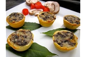 APPETIZERSUSA Mushroom Tarts – Gourmet Frozen Appetizers (40 Piece Tray)