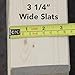 Hercules Heavy-Duty Solid Wood Bed Support Slats | Bunkie Board - Queen