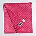 Reversible Unisex Children's Soft Baby Blanket Minky Dot - (Hot Pink)