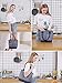 Bagbang Insulated Lunch Bags for Women Girls Cooler Tote Bags Reusable Cute Lunch Box for Adult Waterproof Snack Bags Hand Bag (Blue&White Stripe)