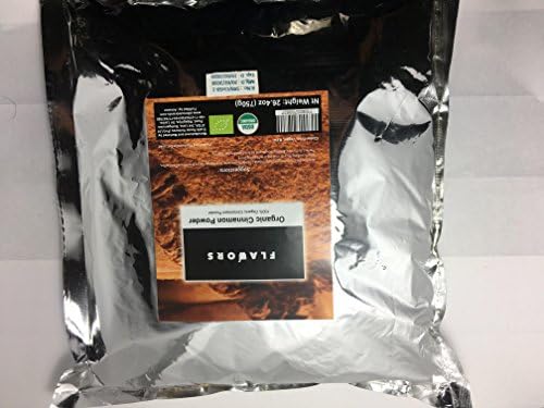 100% Organic True Ceylon Cinnamon powder- USDA Certified/premium Quality/Vegan- FLAVOURS- 1.65LB Pouch!