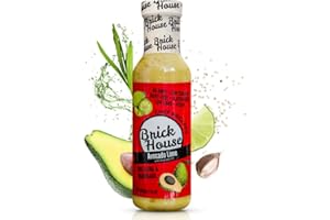 Brick House Avocado Lime Vinaigrette Salad Dressing, 12 oz - Vegan, Low Sodium Salad Dressing, Dairy-Free, Gluten-Free, Clean Label, Keto & Paleo Friendly Marinades & Sauces, Made in USA