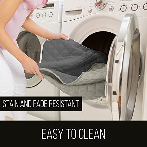 Sofa Shield Patented Couch Cover, Large Furniture Protector with Straps