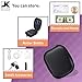 Katloo Earbud Case EVA Earphone Carrying Case with Carabiner Mini Storage Bag Protective Pouch Organizer Compatible with Airpods Bluetooth Headphone Wireless Beats Bose Charger USB Cable Memory Cards