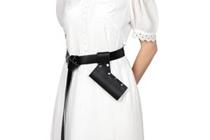 DOARLUO Medieval Leather Sword Dagger Frog Holster Universal Rapier Broadsword and Cutlass Accessory Rapier Knight Sword Belt