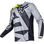 Fox Racing 180 Nirv Men's Off-Road Motorcycle Jerseys - Grey/Yellow