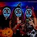 Halloween LED Mask for Adults and Kids Scary Light up Mask for Halloween Festival Party