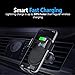 Ionixs Wireless Car Charger [Premium Aluminum] Auto-Clamping Fast Charging Qi Mount with Air Vent, Dashboard, Flexible Neck: iPhone Xs/Xs Max/XR/X/ 8/8 Plus, Samsung Galaxy S10 /S10+/S9 /S9+/S8 /S8+
