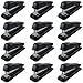 Clipco Stapler with 2000 Staples Full Desk Size Black (12-Pack)