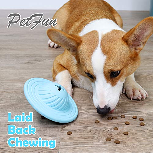 PetFun Dog Puzzle Toys for Large Dogs, Dog Treat Dispenser for Large Medium Small Dogs Entertainment Puzzle Toys Blue