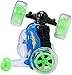Top Race Remote Control Car Cyclone Twister RC Stunt Car with LED Lights and Music - BLUE- 49Mhz