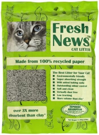 Fresh News Cat Litter, 25 Pounds by Fresh News Paper Cat Litter