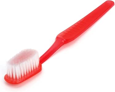 Bath Brush Novelty Oversized Jumbo Toothbrush Body Brush, Red: Amazon ...