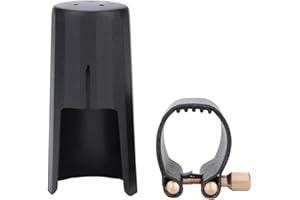 ESTINK Clarinet Mouthpiece Accessory, Portable Plastic Clarinet Mouthpiece Ligature Clarinet Ligature Clip Fastener Clarinet Accessory for Students Practice Professionals Clarinet,