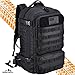 Large (40L) Durable Tactical Backpack with Rain Cover, Expandable Size and Water Bladder Compartment