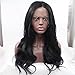 Fennell Long Body Wave Lace Front Wig Synthetic Black Wigs Heat Resistant Fiber Hair For Woman