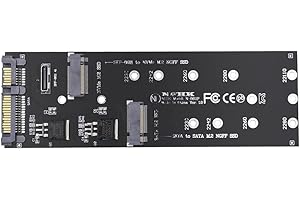 Xiwai Oculink SFF-8612 8611 to U.2 Kit M-Key to NVME PCIe SSD and NGFF to SATA Adapter for Mainboard