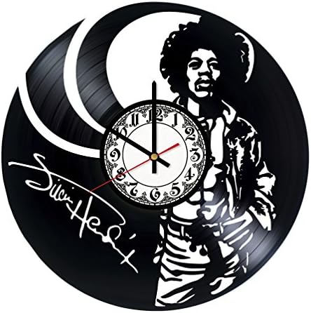 American Guitarist Record Wall Clock - Get unique bedroom wall decor - Gift ideas for men and women – Retro Singer And Composer Art Design
