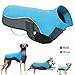 Didog Reflective Dog Winter Coat Sport Vest Jackets Snowsuit Apparel - 8 Sizes Available For Small Medium Large Dogs,Blue,4XL Size