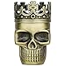 Golden Bell Upgraded Full Metal Spice Herb Skull Grinder - Bronze
