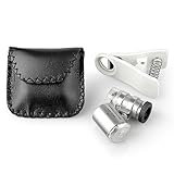 Neewer 60X Zoom LED Clip-On Microscope Magnifier Micro Lens with Universal Clamp for iPhone 6S plus/6S/6/6plus/ 5 5c 5s/ 4 4s/ Samsung Galaxy S5 G900H /S4 i9500 / S3 i9300 / Note 2 II / Note 3 III/ Note 4 IV/ HTC