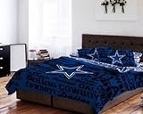 Dallas Cowboys NFL Queen Comforter & Sheet Set (5 Piece Bedding)