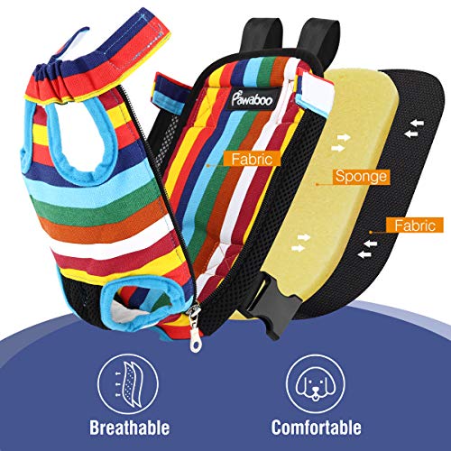 Pawaboo Pet Carrier Backpack, Adjustable Pet Front Cat Dog Carrier Backpack Travel Bag, Legs Out