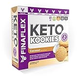 Keto Kookies, Indulgent and Delicious Gluten Free Shortbread Cookies, Ketogenic Snack, All Natural Ingredients, Non GMO, Only 1 Net Carb per Serving, 8 Servings per Box (Coconut)
