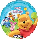 Anagram International Pooh and Friends Sunny Birthday Foil Balloon Pack, 18