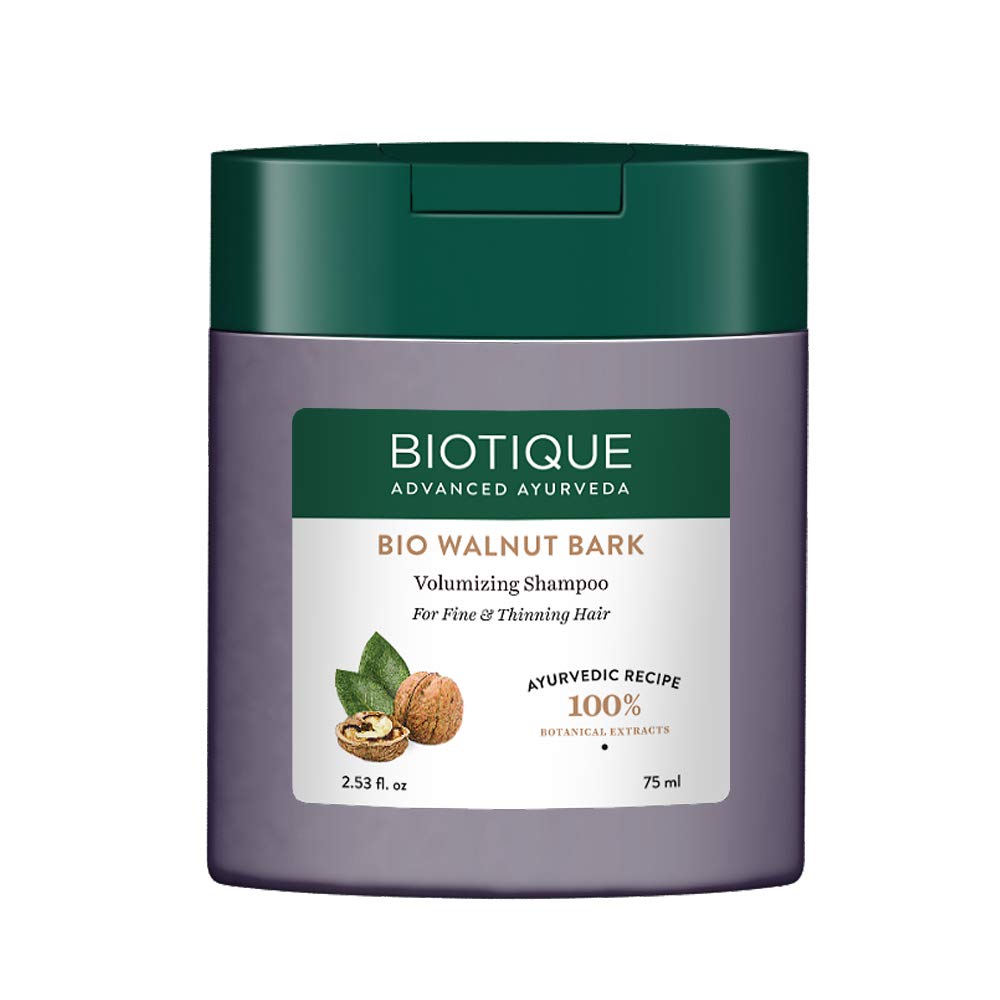 Buy Biotique Bio Walnut Bark Volumizing Shampoo for Fine and Thinning