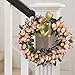 ManYee Front Door Wreaths Silk Wreath for Summer Artificial Rose Flowers Garland for Indoor Outdoor Home Kitchen Wall Wedding Festival Holiday Decorations