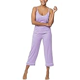 PajamaGram Pajamas For Women - Womens Sleepwear, Tank & Capri Set
