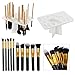 Yaheetech Makeup Brush Tree Brush Dryer Holder Make Up Tool (White)