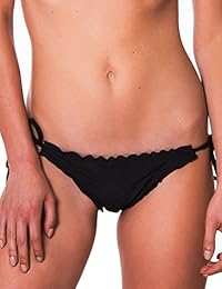 Parte inferior de bikini brasileño ondulado para dama