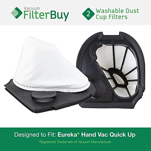 2 - FilterBuy Eureka DCF-11 Compaptible Filters, Part #'s 39657, 62558A. Designed by FilterBuy to fit Eureka Vacuum Models 71C, 61, 70, 71, 61A, 71A, 70AX, 71A, 71AV, 71B, AG61A, UK61A, Z61A