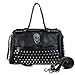 UTO Women Skull Tote Bag Rivet Studded Handbag PU Leather Purse Shoulder Bags 385A